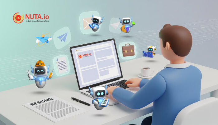 Các phần cần có của email xin việc.