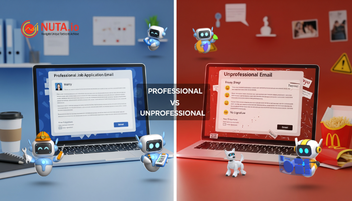 Điểm khác biệt của email xin việc chuyên nghiệp.